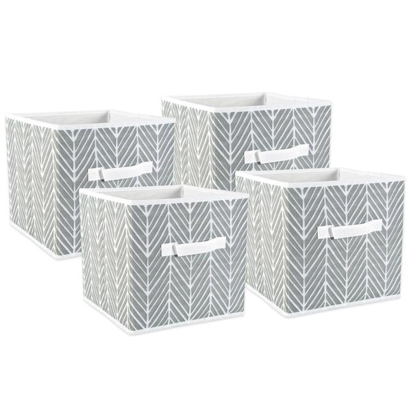 Convenience Concepts Storage Cube, Polyester, Gray HI2567501